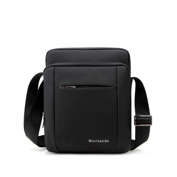 Мъжки чанти от брезентов плат в черно, кафяво и лилаво