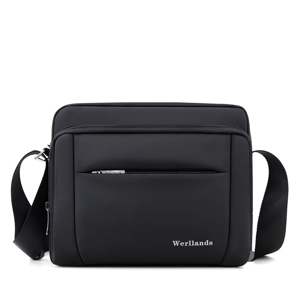 Мъжки чанти от брезентов плат в черно, кафяво и лилаво