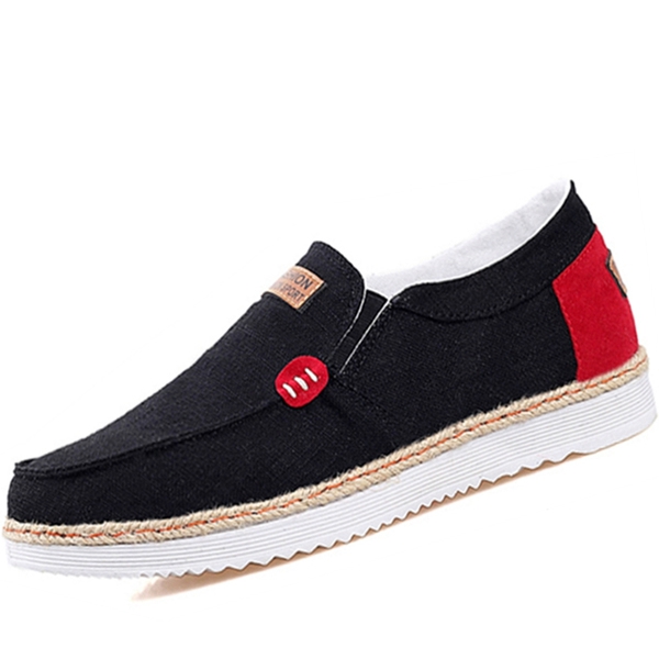 Ανδρικά μοκασίνια σε γκρι και μπλε χρώμα