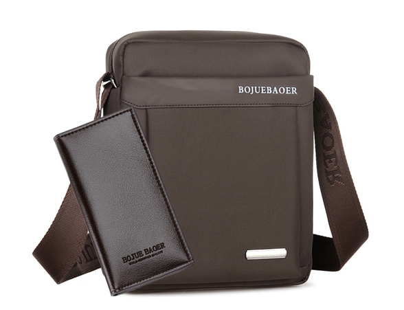 Мъжки чанти - кафяви и черни с или без портмоне 