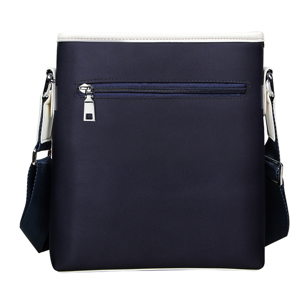 Επαγγελματική ανδρική τσάντα με φερμουάρ με λάβη από τον ώμο - μαύρο, μπλε, καφέ για καθημερινή ζωή και ταξίδια