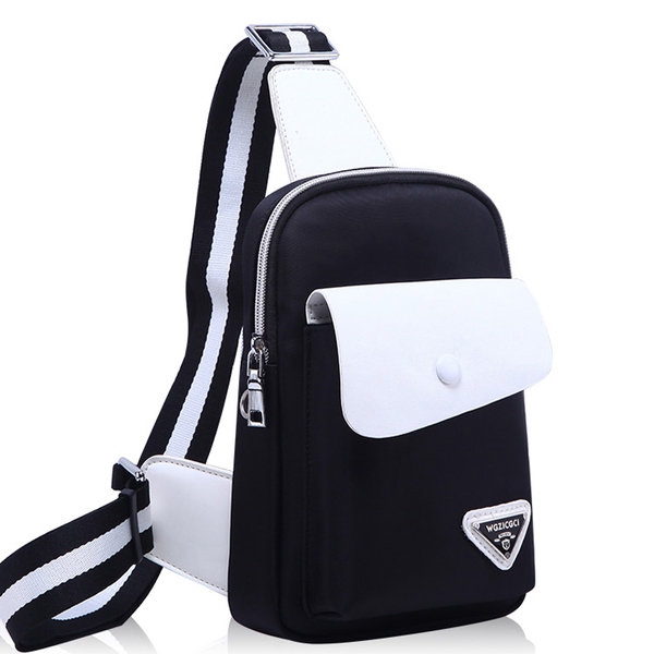 Мъжки удобни чанти в 2 цвята - черен и син 