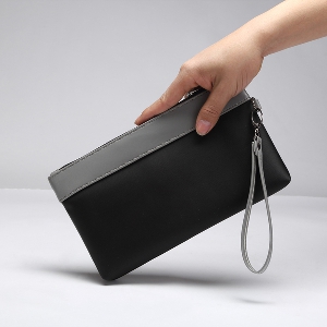 Чанта клъч за мъже - два мини модела - черни и тъмносини - Оксфорд 