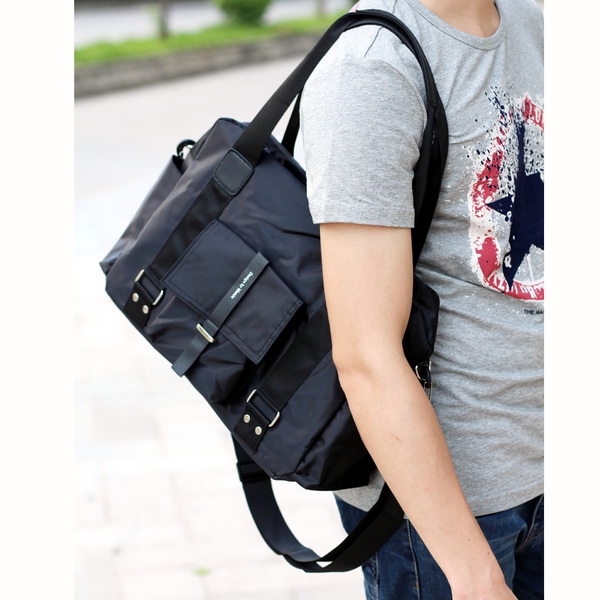 Ανδρικές τσάντες σε καφέ και μαύρο χρώμα  για ταξίδια - 2 μοντέλα