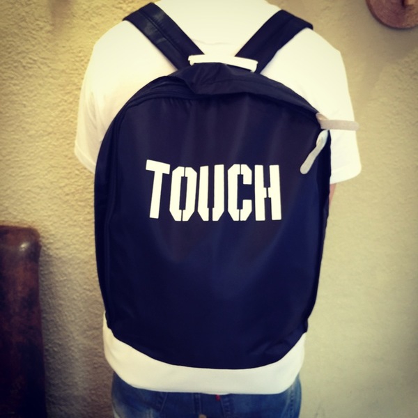 Ανδρικά σακίδια σε μπλε και μαύρο χρώμα - 2 μοντέλα