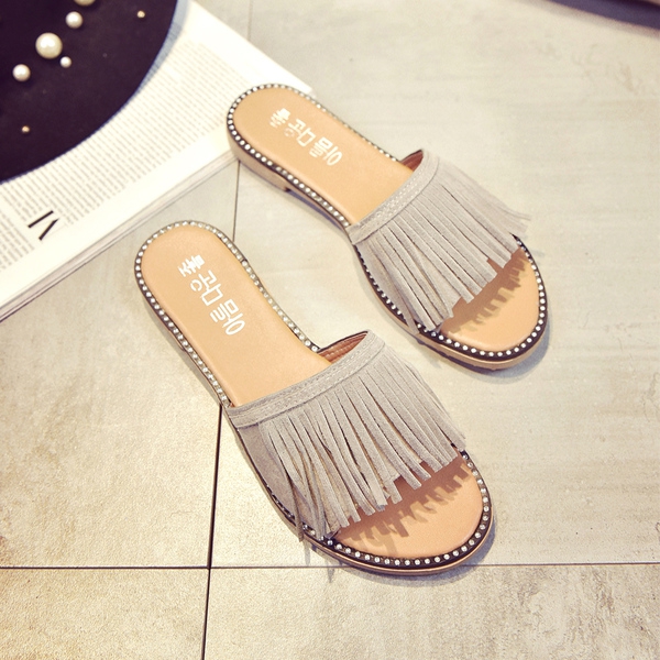 Дамски сандали подходящи за горещите летни дни - сив,кафяв и зелен цвят 