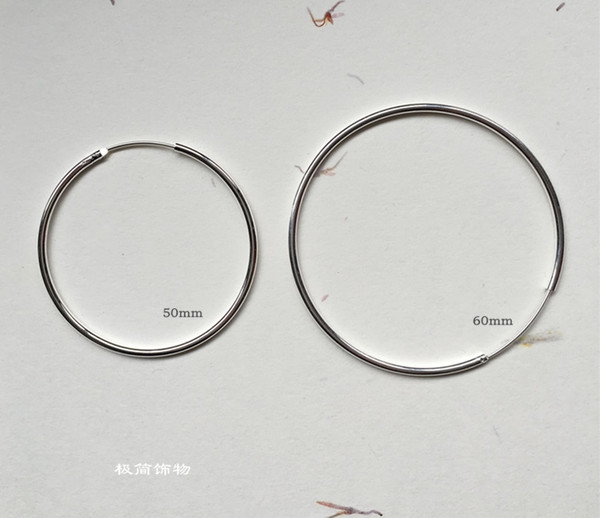 Дамски  обеци - халки с различен диаметър