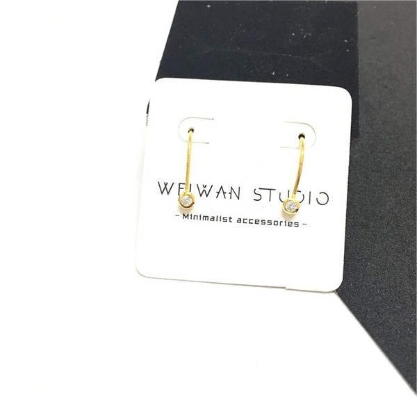 Ασημένια γυναικεία σκουλαρίκια  σε πολλά διαφορετικά μοντέλα - χρυσά, ασήμι και λευκά