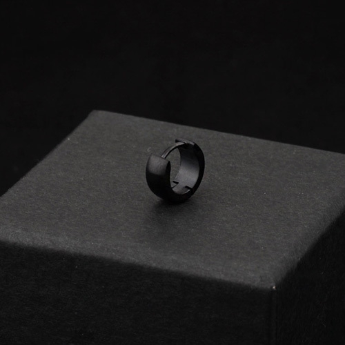 Στερεά ανδρικά σκουλαρίκια από χάλυβα 1 τεμάχιο - 10 μοντέλα