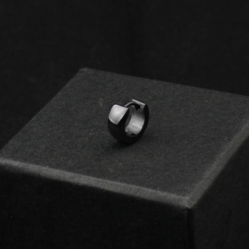 Στερεά ανδρικά σκουλαρίκια από χάλυβα 1 τεμάχιο - 10 μοντέλα