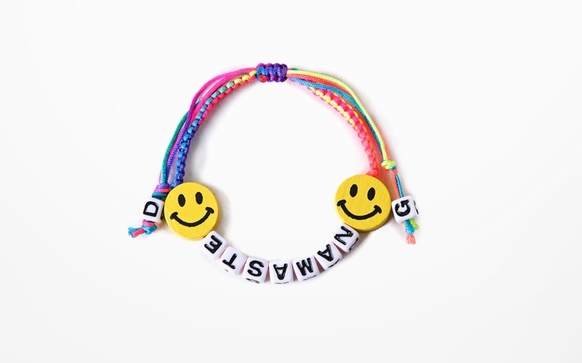 Мъжки цветни гривни - емотикона Smile 