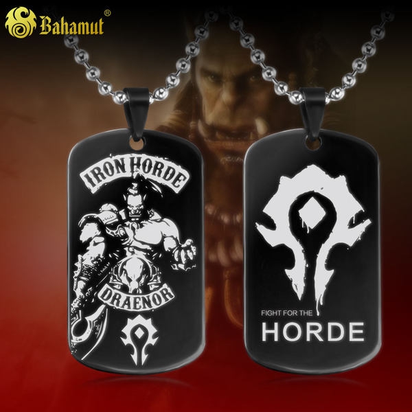 Ανδρικές αλυσίδες σε μπλε, λευκό, χρυσό, κόκκινο και μαύρο χρώμα  - Horde и Alliance