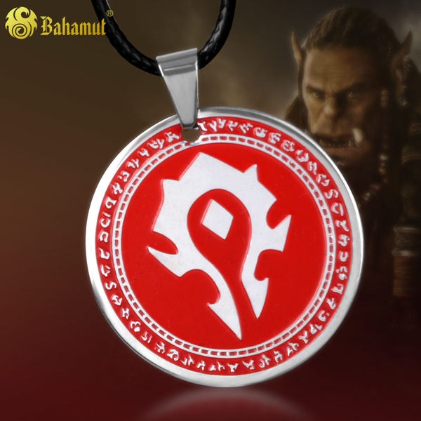 Ανδρικές αλυσίδες σε μπλε, λευκό, χρυσό, κόκκινο και μαύρο χρώμα  - Horde и Alliance