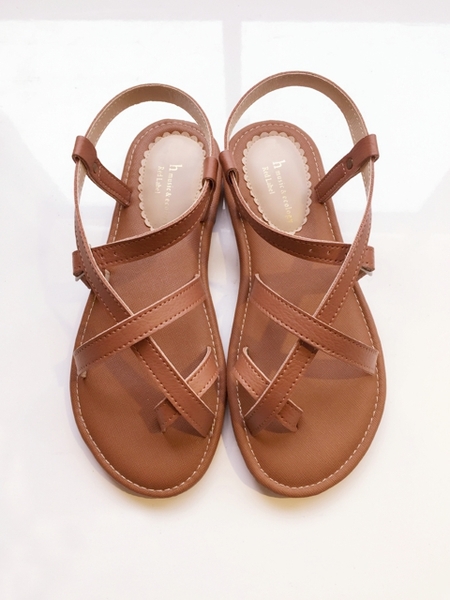 Κυρίες περιστασιακή δερμάτινα σανδάλια -σε πέντε διαφορετικά χρώματα.