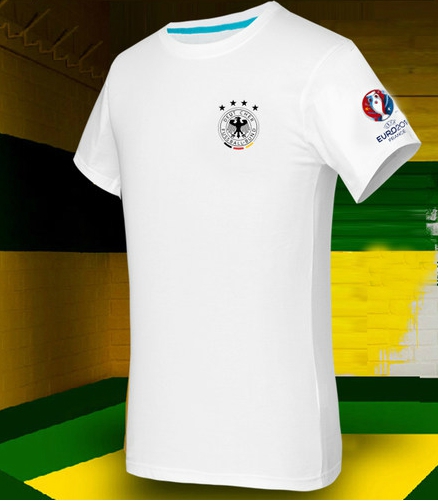 Мъжки футболни фен тениски - Уефа Евро 2016 - Жълти, Червени, Сини с принт и Франция, Белгия и Испания