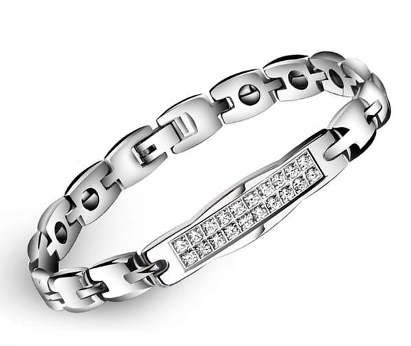 Мъжки гривни от стоманена сплав - сребристи модели