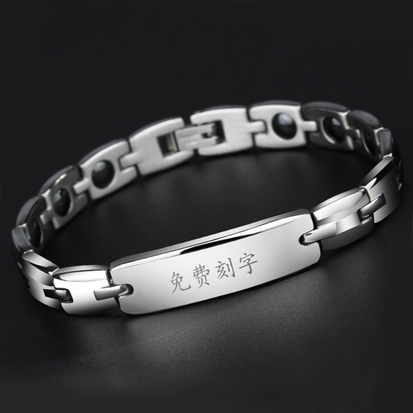 Мъжки гривни от стоманена сплав - сребристи модели