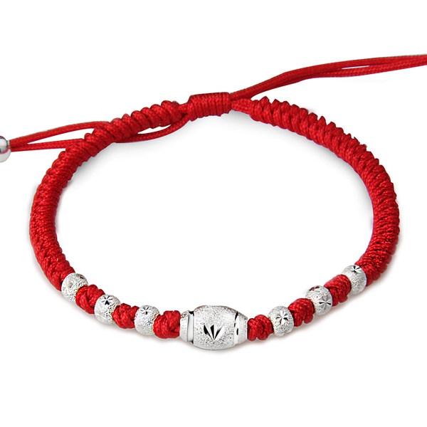 Мъжки кожени гривни с мъниста - черни и червени 