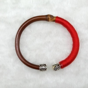 Ανδρικά βραχιόλια του Θιβέτ με κόκκινο-καφέ χρώμα - διαφορετικά μεγέθη από 13, 14, 15, 16, 17 και 18 cm