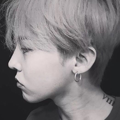 Ανδρικά ασημένια σκουλαρίκια σε 2 χρώματα - 4 μεγέθη