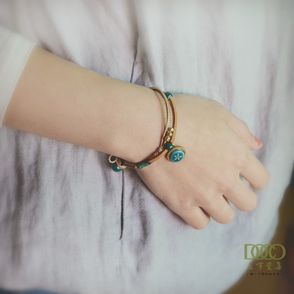 Γυναικεία κεραμικά βραχιόλια με μαργαριτάρι "Μαργαρίτα"