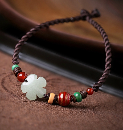 γυναικεία  βραχιόλια με διακοσμητικές χάντρες διαφορετικών χρωμάτων για αστράγαλο και καρπό