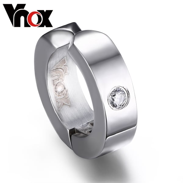 Мъжки обеци в син,златист,сребрист и черен цвят - 1 брой 