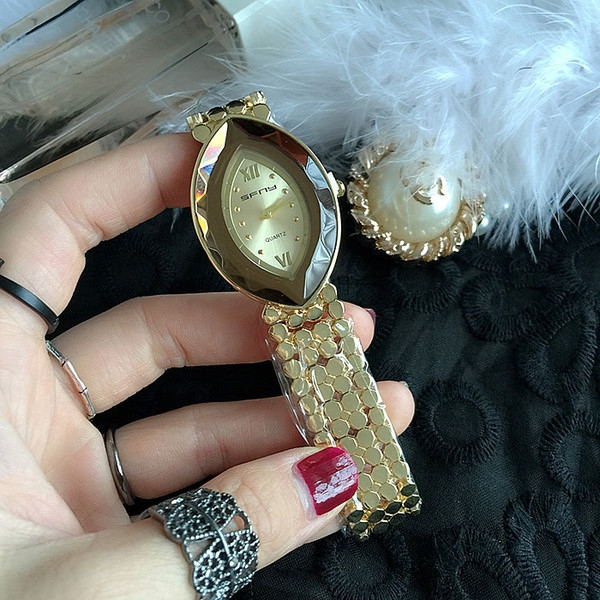 Αυθεντικό ρομαντικό γυναικείο ρολόι Quartz υψηλής ποιότητας