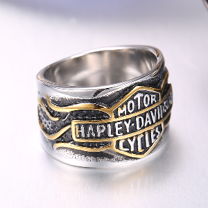 Мъжки пръстени изработени от стомана - Харли Дейвидсън