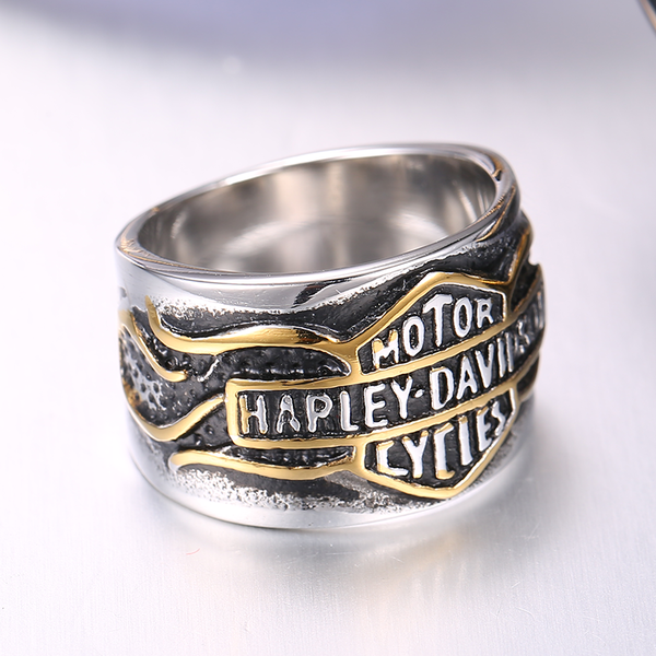 Ανδρικά  δαχτυλίδια από χάλυβα - Harley Davidson