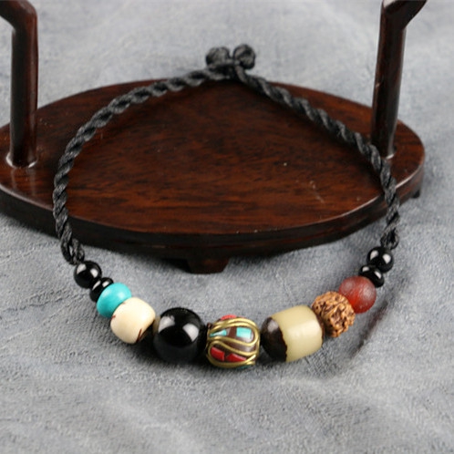 Γυναικεία  βραχιόλια με διακοσμητικά ρετρό βότσαλα