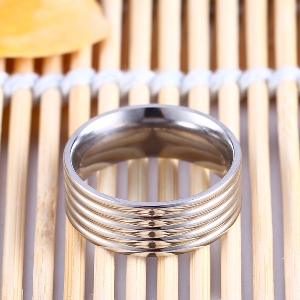 Мъжки пръстени изработени от стомана тип халки - 5 размера 