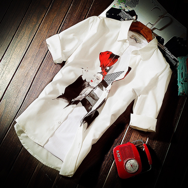 Ανδρικά πουκάμισα για το  καλοκαίρι – με στάμπα και μη-εκτύπωσης 10 διαφορετικά μοντέλα