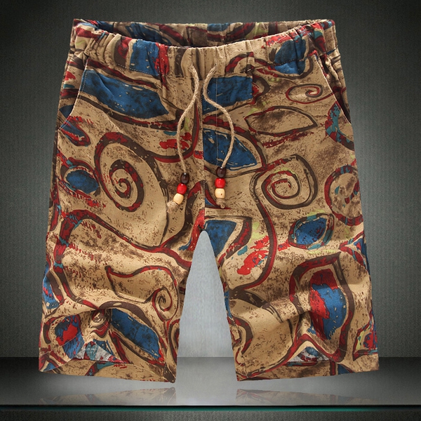 Σορτς αντρικά με φυτικά μοτίβα έξι μοντέλα.