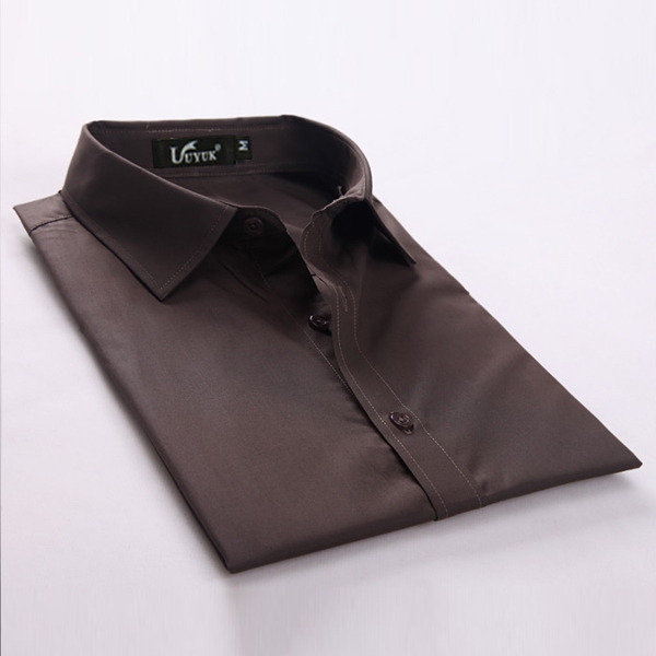 Ανδρικά πουκάμισα -Κομψά και φρέσκα μοντέλα σε διαφορετικά χρώματα: λευκό, μπλε, καφέ, ροζ αποχρώσεις