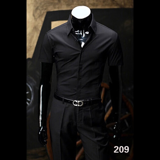 Ανδρικά πουκάμισα -Κομψά και φρέσκα μοντέλα σε διαφορετικά χρώματα: λευκό, μπλε, καφέ, ροζ αποχρώσεις