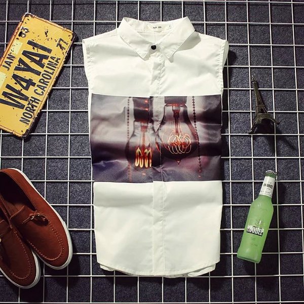 Летни мъжки ризи тип Slim модерни и различни-76 модела с различна щампа.