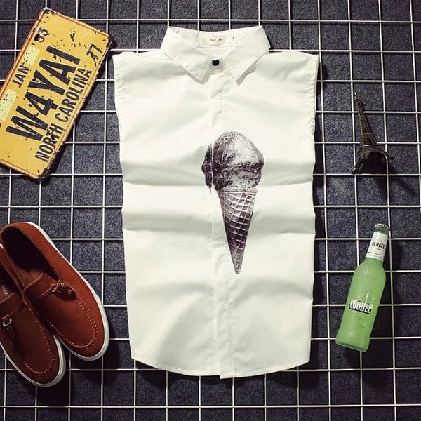 Летни мъжки ризи тип Slim модерни и различни-76 модела с различна щампа.