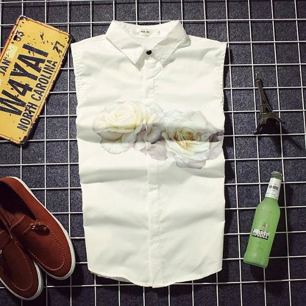 Летни мъжки ризи тип Slim модерни и различни-76 модела с различна щампа.