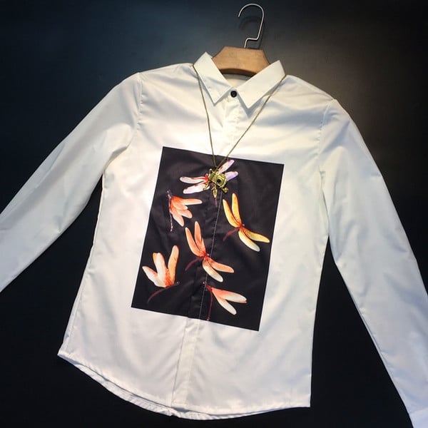 Летни мъжки ризи тип Slim модерни и различни-76 модела с различна щампа.