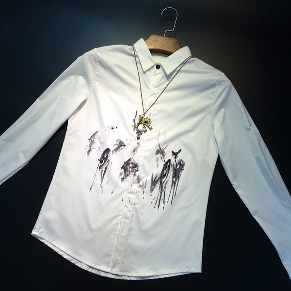 Летни мъжки ризи тип Slim модерни и различни-76 модела с различна щампа.