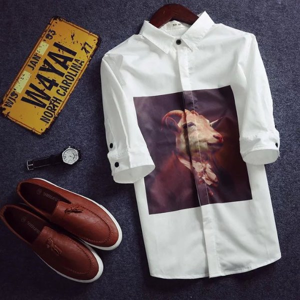 Летни мъжки ризи тип Slim модерни и различни-76 модела с различна щампа.