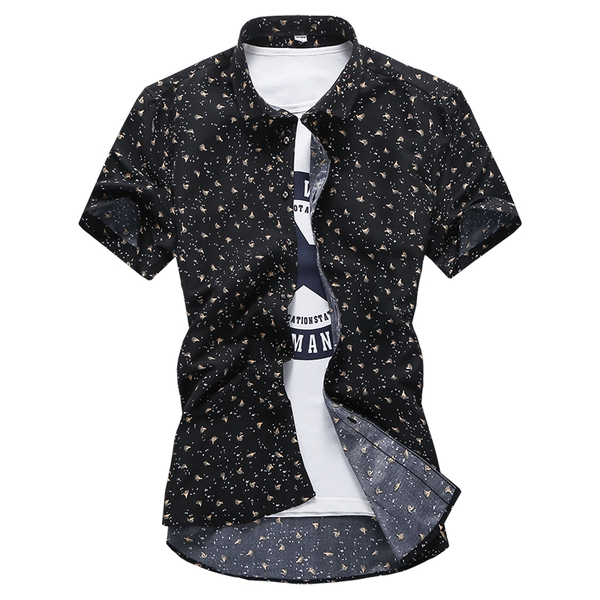 Мъжки ризи  с флорални мотиви 17 различни модела.