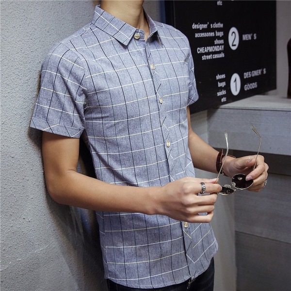 Мъжки летни елегантни ризи с къс ръкав - бели, сини, розови - топ модели за най-горещите дни 