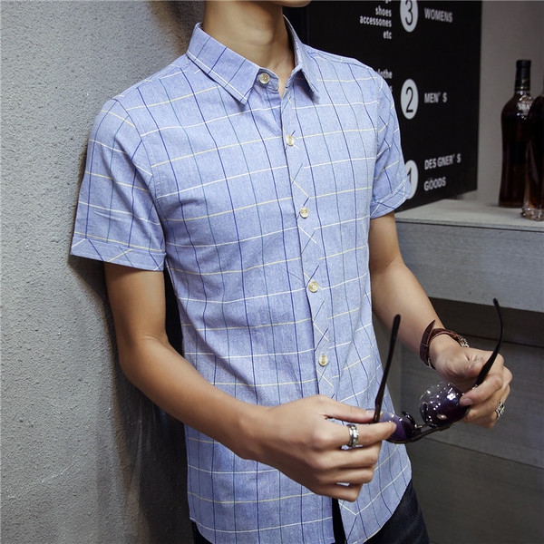 Мъжки летни елегантни ризи с къс ръкав - бели, сини, розови - топ модели за най-горещите дни 