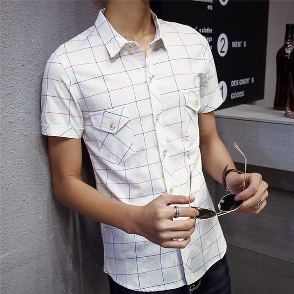 Мъжки летни елегантни ризи с къс ръкав - бели, сини, розови - топ модели за най-горещите дни 