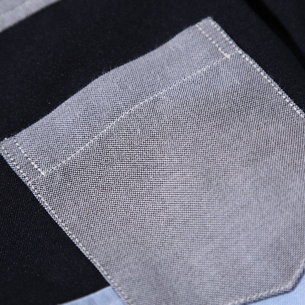 Ανδρικά πουκάμισα μόδα του καλοκαιριού - δύο μοντέλα με τσέπη - βαμβάκι με κοντά μανίκια - ένας συνδυασμός από βαμβάκι και πολυε