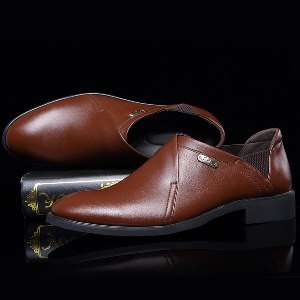 Британски официални обувки от изкуствена кожа