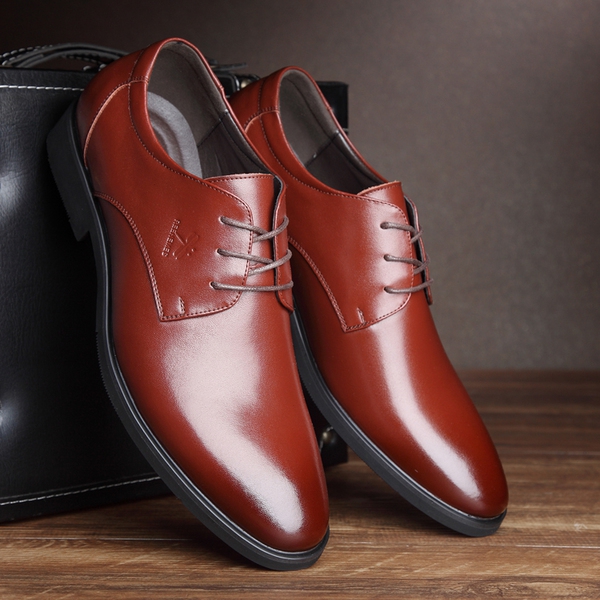 Αντρικά καλοκαιρινά αναπνεύσιμα επίσημα υποδήματα από συνθετικό δέρμα - 3 μοντέλα