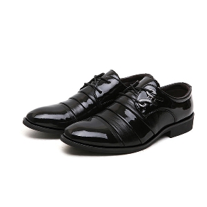Мъжки бизнес официални обувки британските островърхи обувки 
